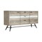 Armen Living Bridges Sideboard Buffet Cabinet in Two Tone Acacia Wood LCBRBUGR - alternate 2